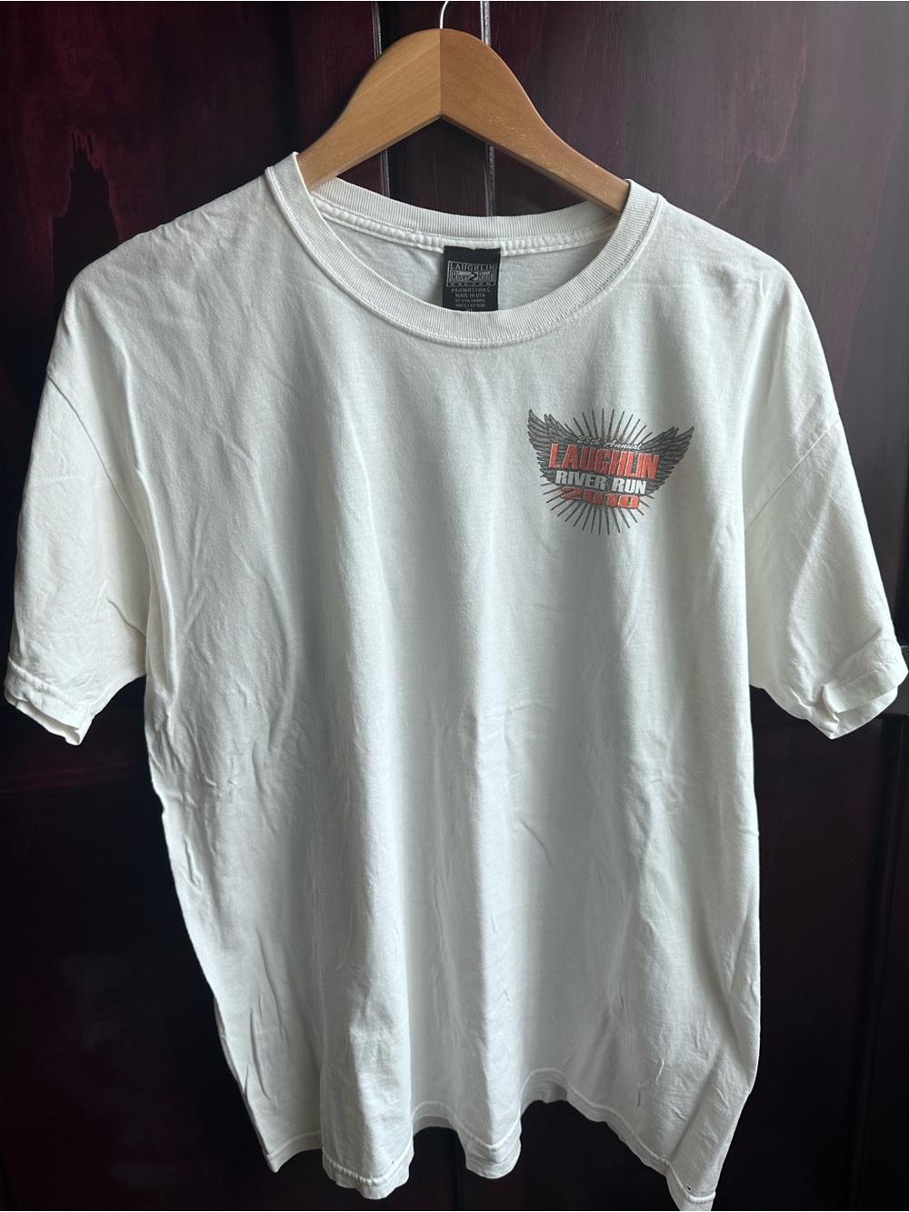2010 Laughlin River Run 28th annual White Short-Sleeve Graphic T-Shirt